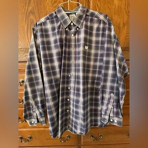 Cinch Men’s Purple Plaid Shirt